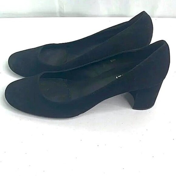 Vaneli Shoes - Vaneli black suede block heel pumps